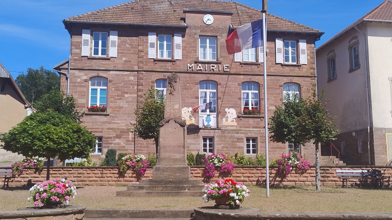 Randonnée à Wingen sur Moder : La pierre des 12 Apotres