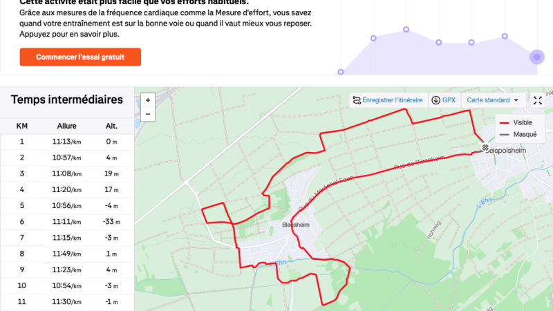 Marche Nordique à Geispolsheim